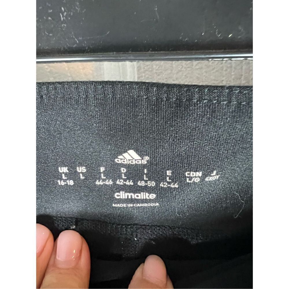Adidas Womens Black Pants Size Large - Picture 2 of 4